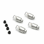 Red LED Wheel Tire Valve Stem Cap Lights for Car Motorcycle Bike (-)