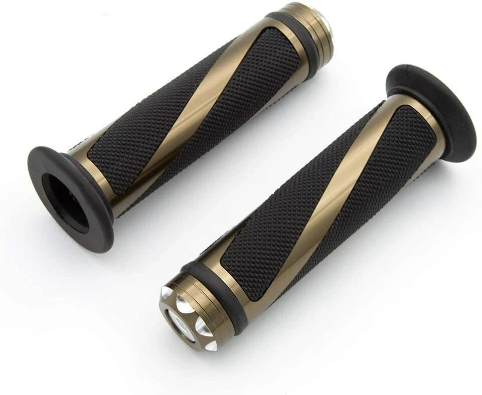 7/8" Motorcycle Hand Grips for Honda Suzuki Ducati KTM (Universal)