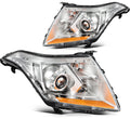 Headlight Pair for Cadillac SRX (2010–2016) Chrome Housing Projector