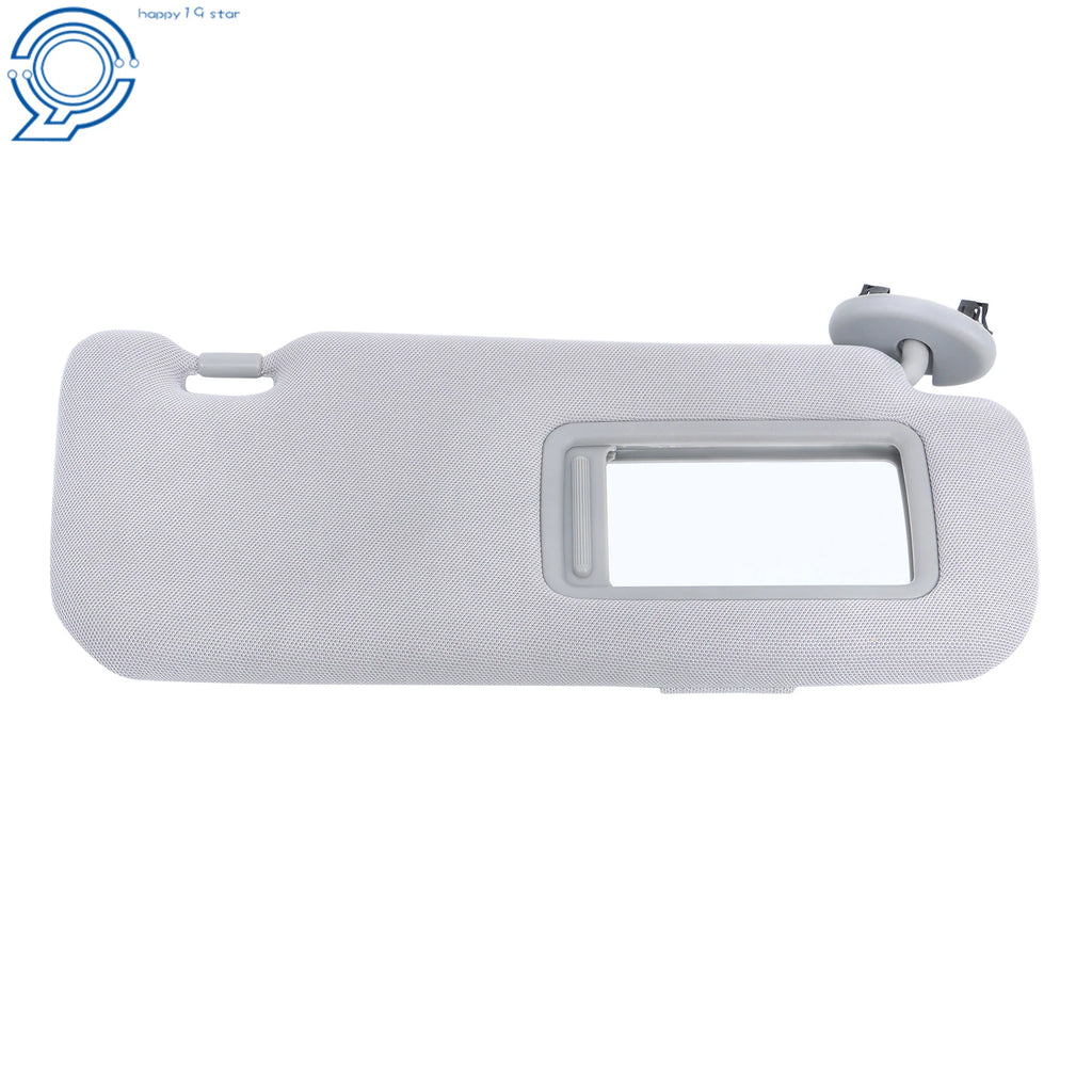 Right Sun Visor Shade for Toyota Corolla (2009-2013) Gray with Mirror