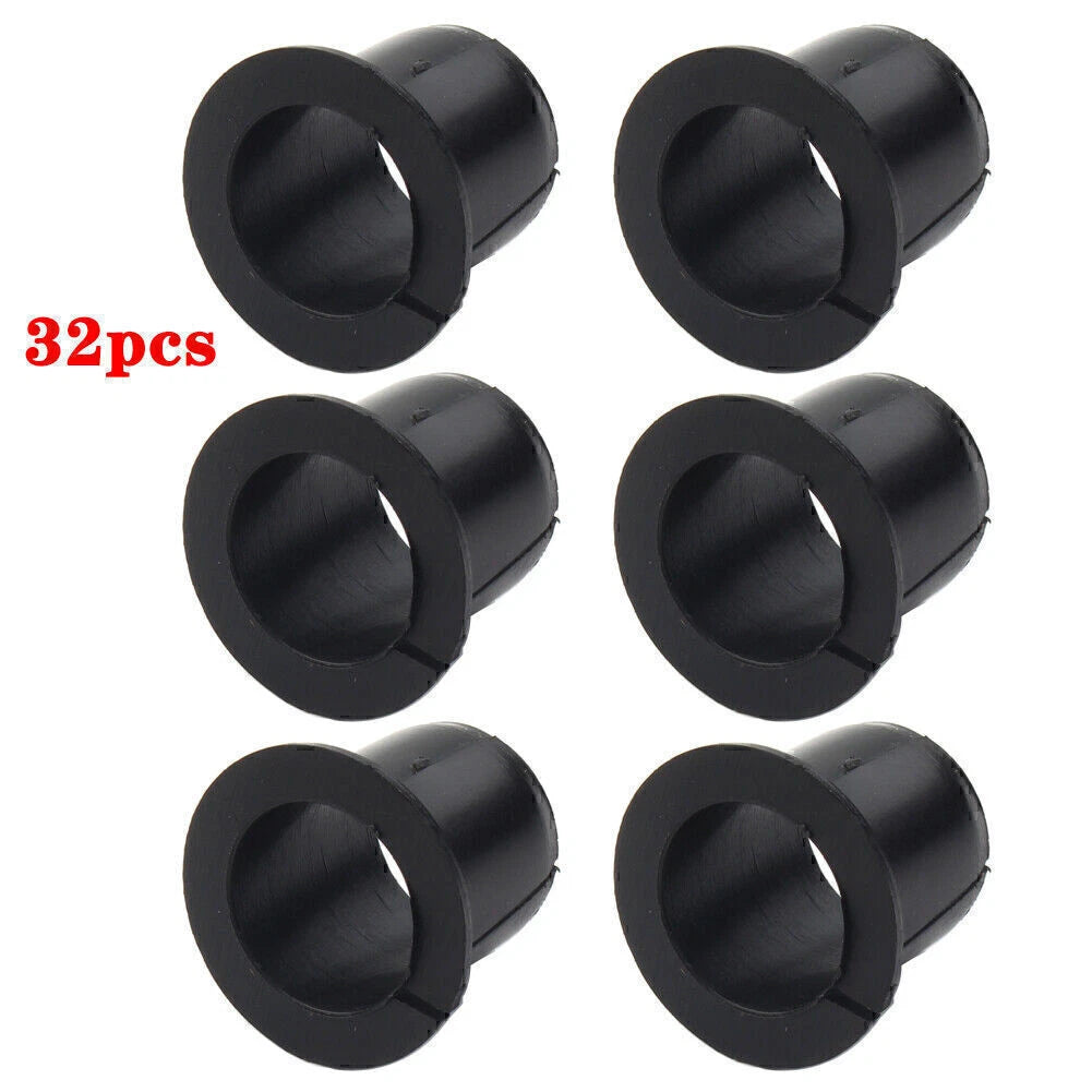 32pcs Black Front A-Arm Delrin Bushing Kit for Ski-Doo MXZ (2002–2004) 505070566