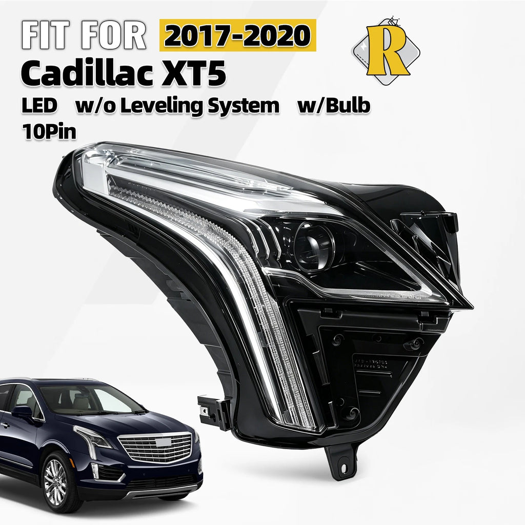 Full LED Headlight Assembly for Cadillac XT5 (2017–2020) RH