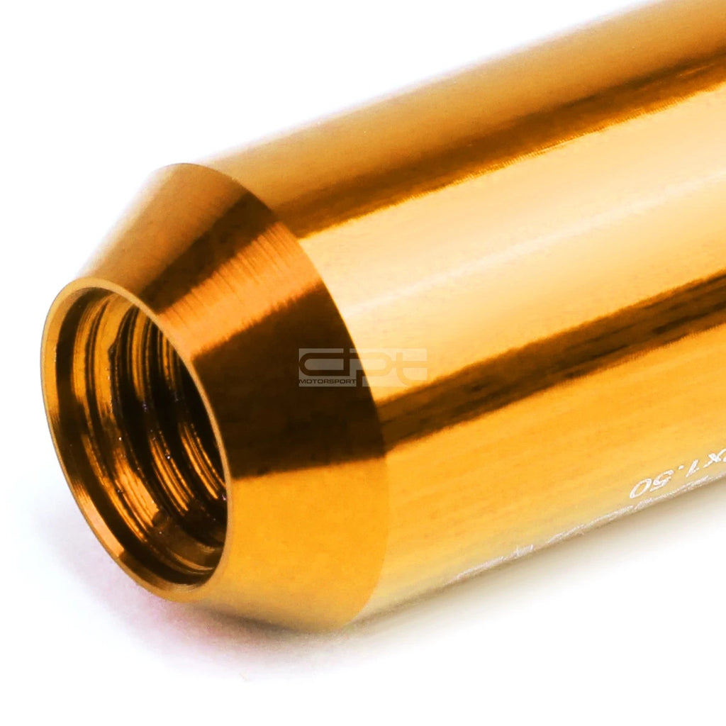 Set of 16 Open-End Aluminum Lug Nuts + Adapter M12x1.5 for