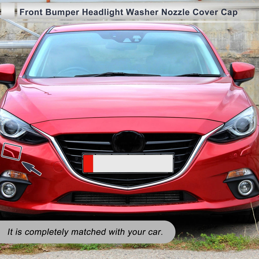 Bumper Headlight Washer Nozzle Cover Cap for Mazda 3 M3 (2004–2009)