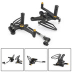 Adjustable Rearsets Foot Pegs for Kawasaki Ninja 250/400 (2018–2022) GD T9