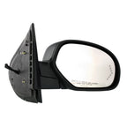 Textured Passenger Side Power Door Mirror w/Heated Glass w/Turn Signal in Glass