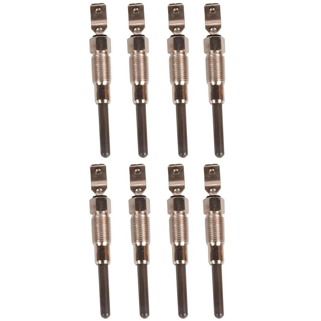 Set of 8 Glow Plugs for Ford F-250 F-350 6.9L Diesel (1983–1987)