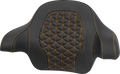SADDLEMEN Tour-Pak Passenger Pad for FLH/FLT (2014–2025) - Tri-Gripper, Gold Stitch
