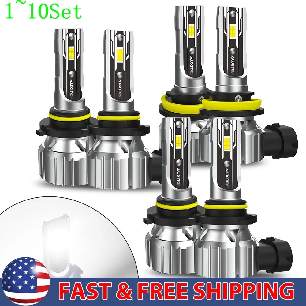 Set of 3 LED Fog Headlight Bulbs for Make Model