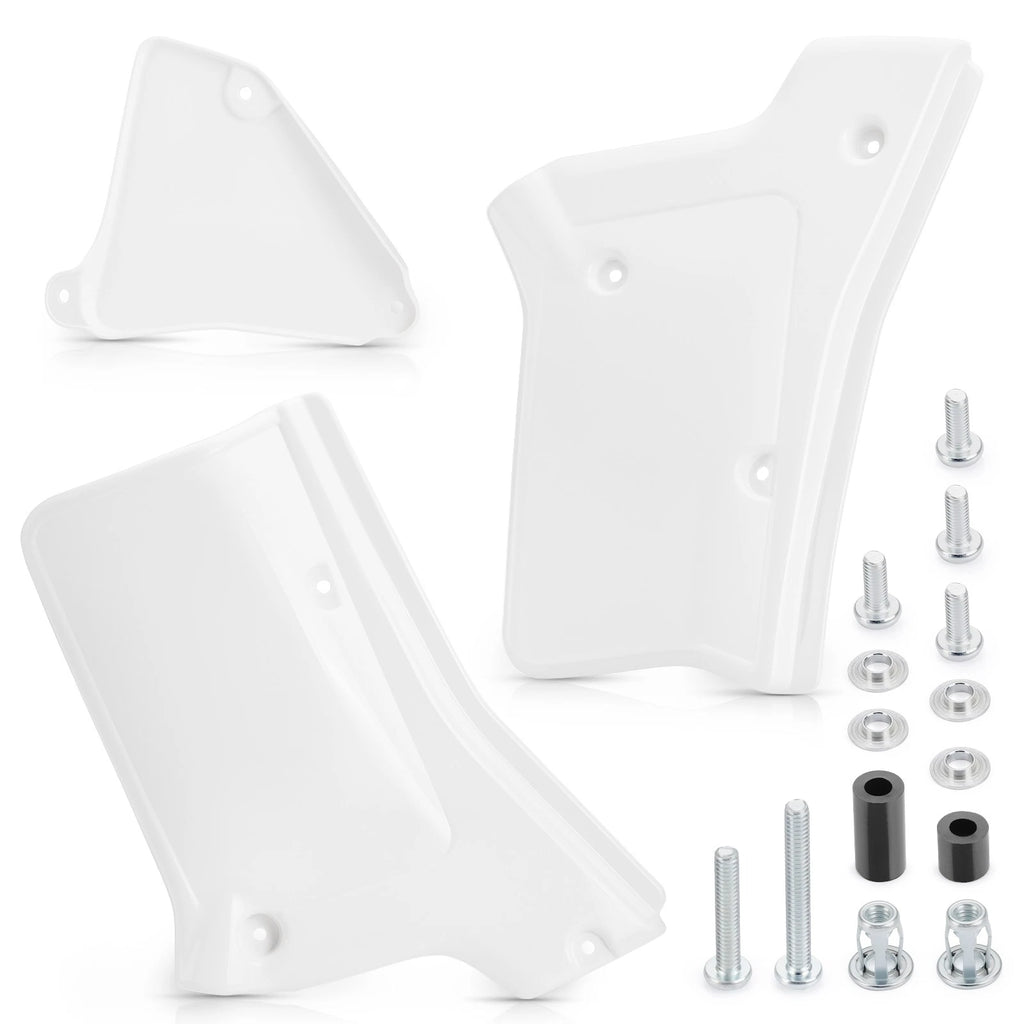 Set of 2 Side Panel Covers for Honda XR200R (1984–2002) White