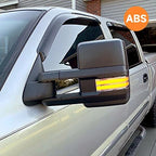 Driver Side Towing Mirror for Ford Super Duty (2008–2016) - Black Smoked