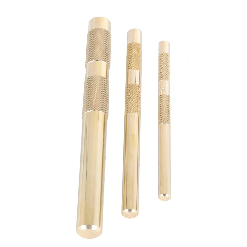 3 Pcs Brass Drift Punch Set for Automotive Repairs (Universal)