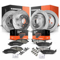 Drilled Brake Rotors & Ceramic Pads for Dodge Durango Ram 
