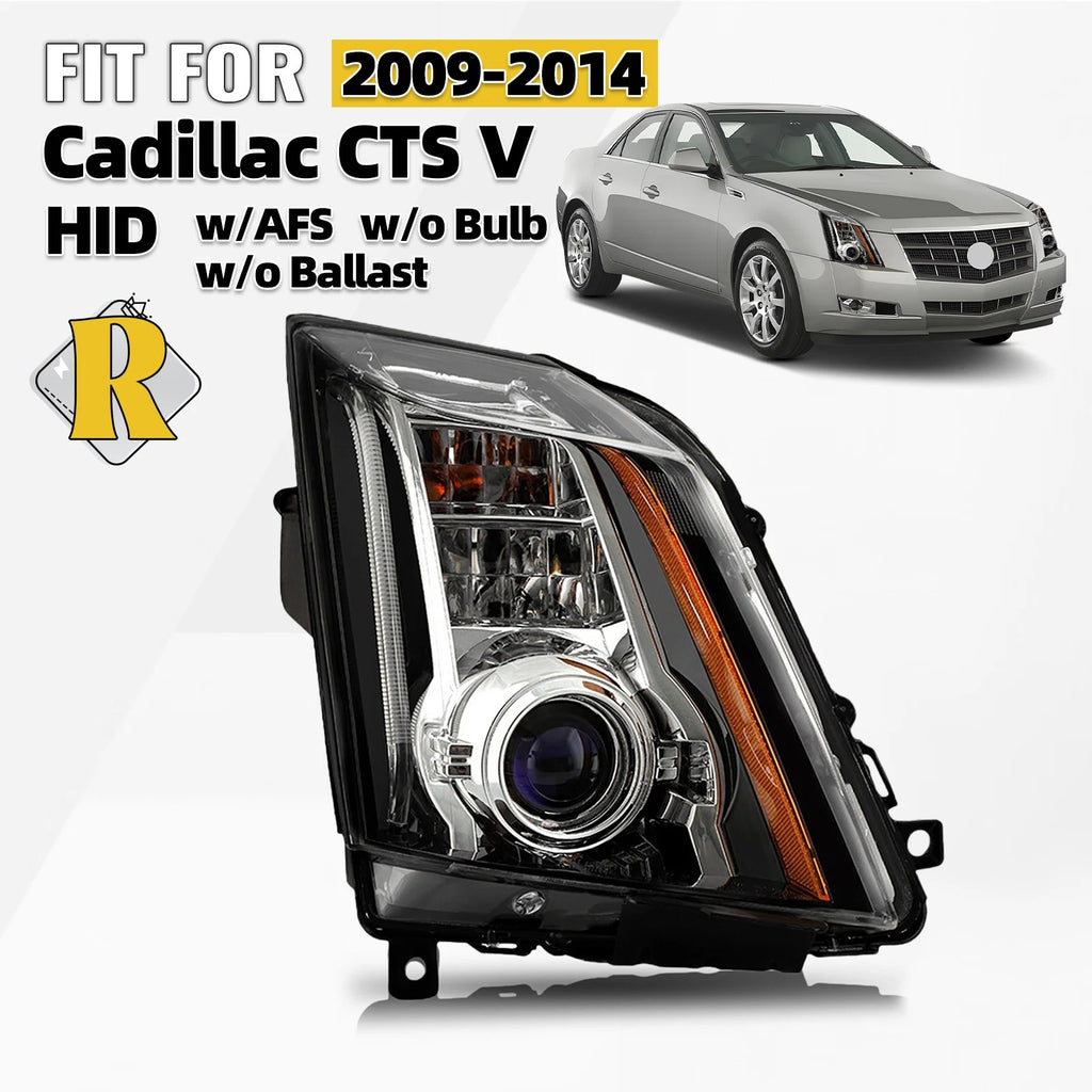 HID/Xenon Headlight for Cadillac CTS V (2009–2014) AFS Passenger Side