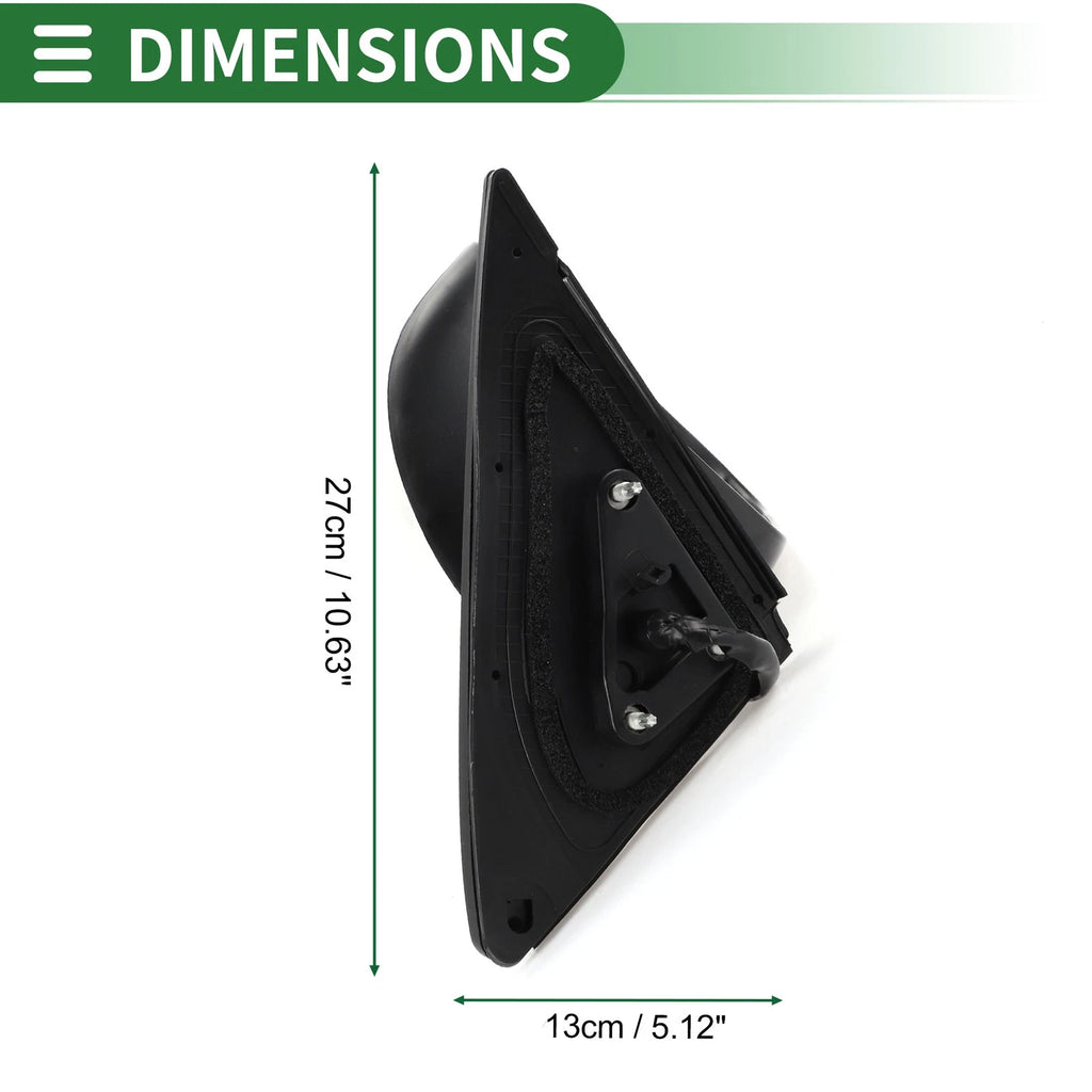 Right Side Door Mirror for Toyota Highlander (Heated)