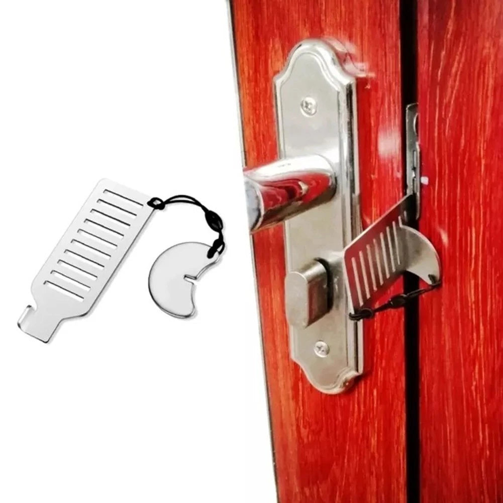 Portable Door Lock Hardware Safety Tool for Home Privacy Travel Hotel