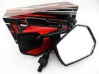 Black Red Hex Soko Mirrors for Honda VFR800X Crossrunner (2011-2015)
