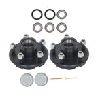 Axle Hub Kit with 1-1/16" Bearings for Trailer (2200 lbs, 5 Bolt)