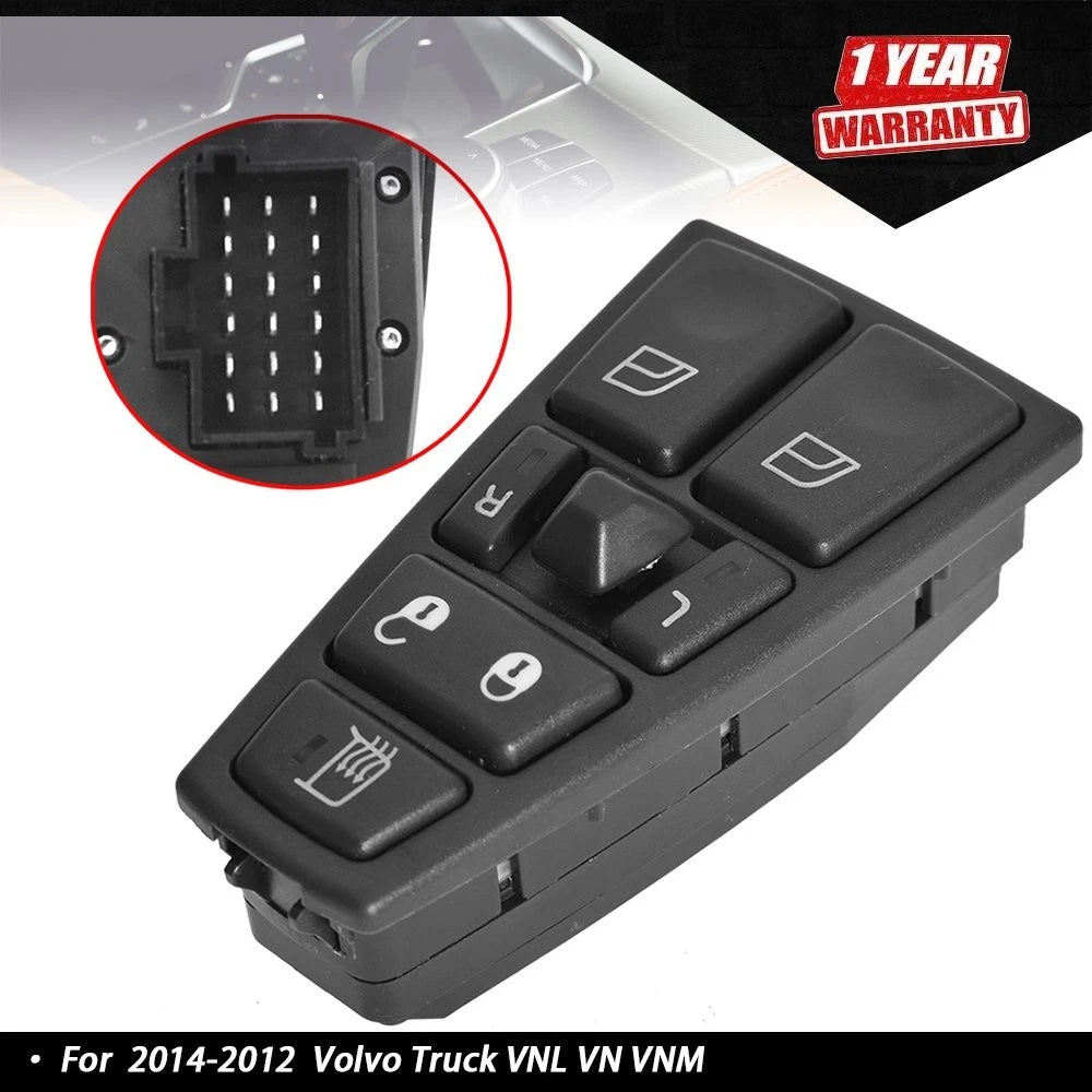 Master Power Window Switch for Volvo VNL VN VNM (2000–2023)