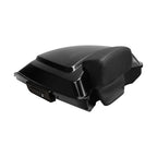 Black Razor Trunk Backrest Mount Rack for Harley Touring Road Glide (2014–2026)