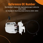 Electric Fuel Pump Assembly for Mazda 6 (2003–2008) 2.3L L4