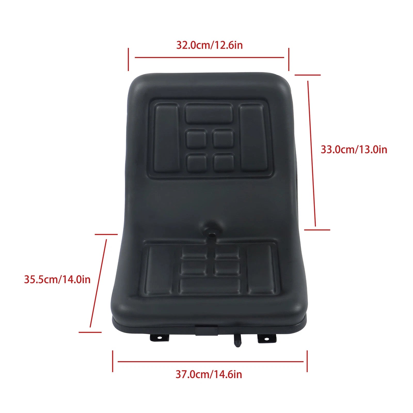 Universal High Back Mower Seat for Lawn Tractor (Durable)