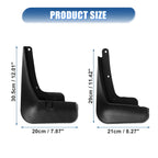 Mudguards Fender Kit for Hyundai Santa Fe 2019-2022 (2 x Screws, Black)