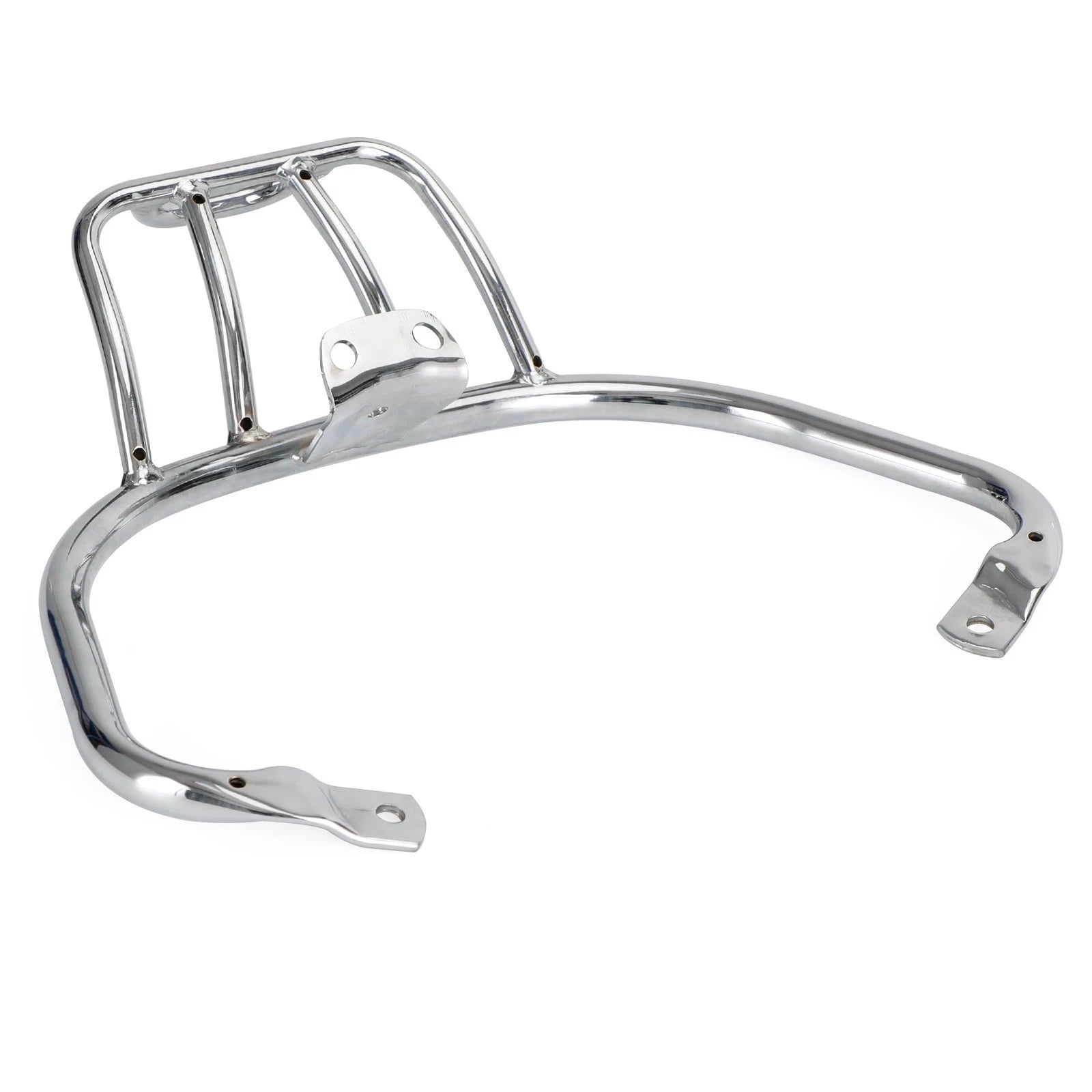 Sloped Rear Rack Carrier Pannier Chrome for Vespa Sprint Primavera (50-150)