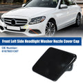 Left Front Headlight Washer Nozzle Cap for BMW 335i 335xi (2007–2013) No. 61678031307 Black