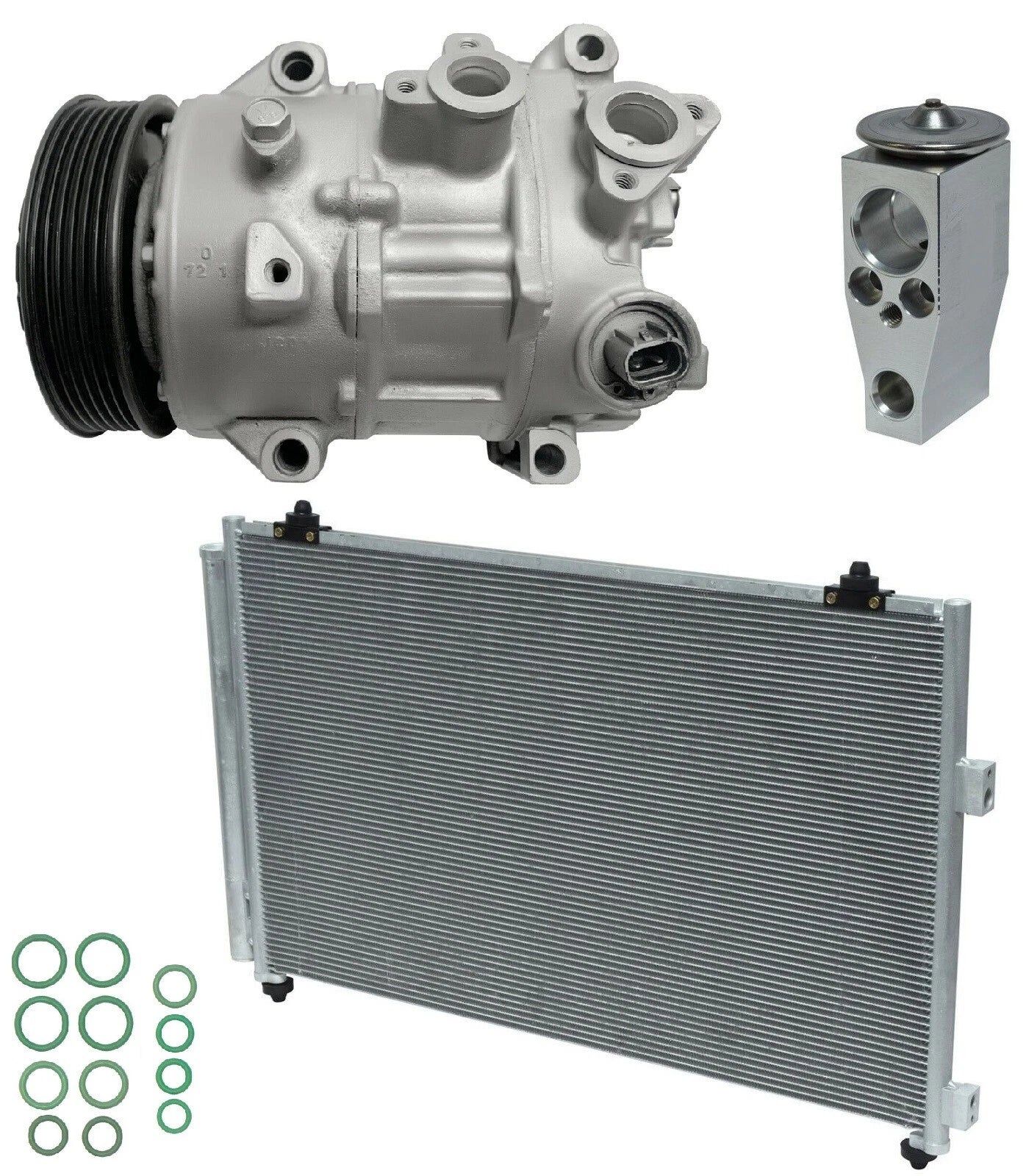 A/C Compressor Kit With Condenser for Toyota RAV4 2.5L (2016–2018)