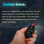 Keyless Entry Remote Key Shell Cover for Dodge - 2 x Button (No Chip)
