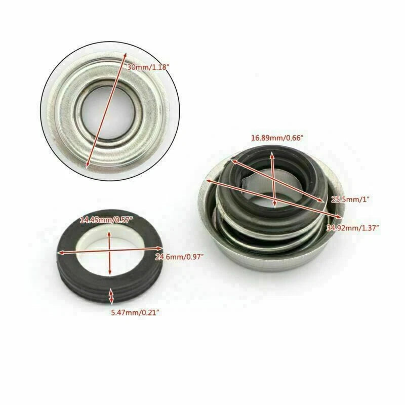 Water Pump Seal Kit for Kawasaki KVF750 Brute Force 750 (2005–2012)