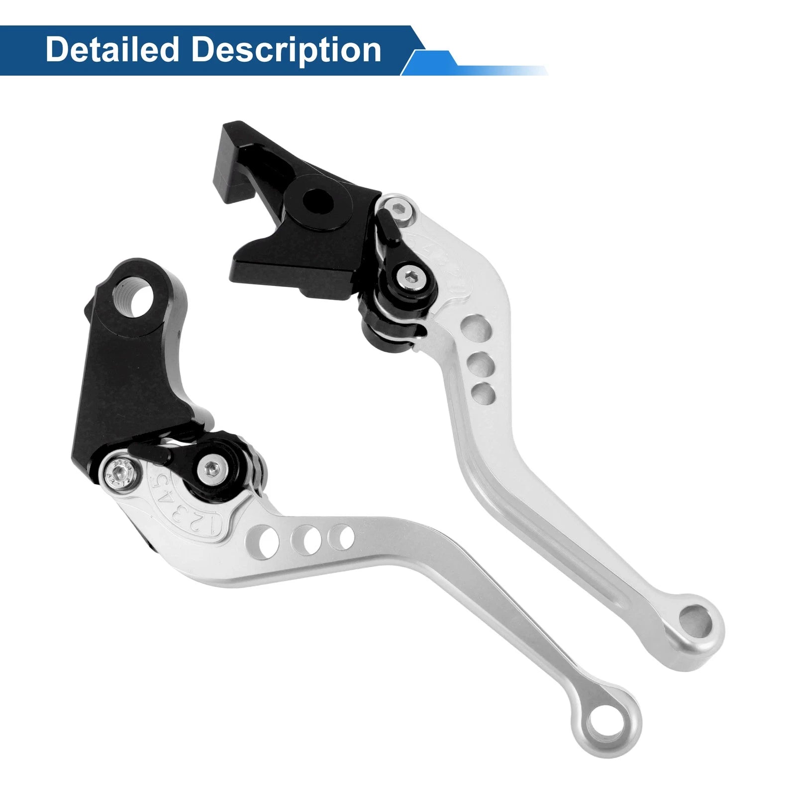 Adjustable Short Brake Clutch Levers for Honda CB599/CB600 Hornet (2004–2006)