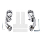 1 1/4" Highway Short Angled Foot Pegs for Harley Davidson