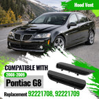Front Upper Hood Scoops Grilles Vents Replacement Pair for Pontiac G8 (2008–2009)