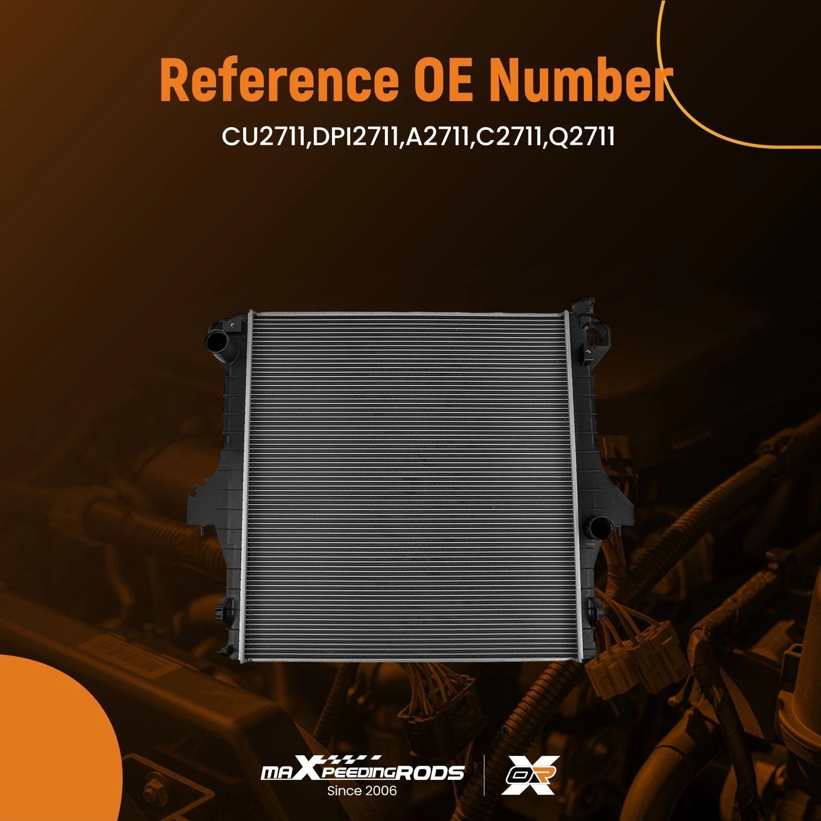 Aluminum Cooling Radiator for Dodge Ram 2500 3500 5.9L 6.7L (2003–2009) Q2711
