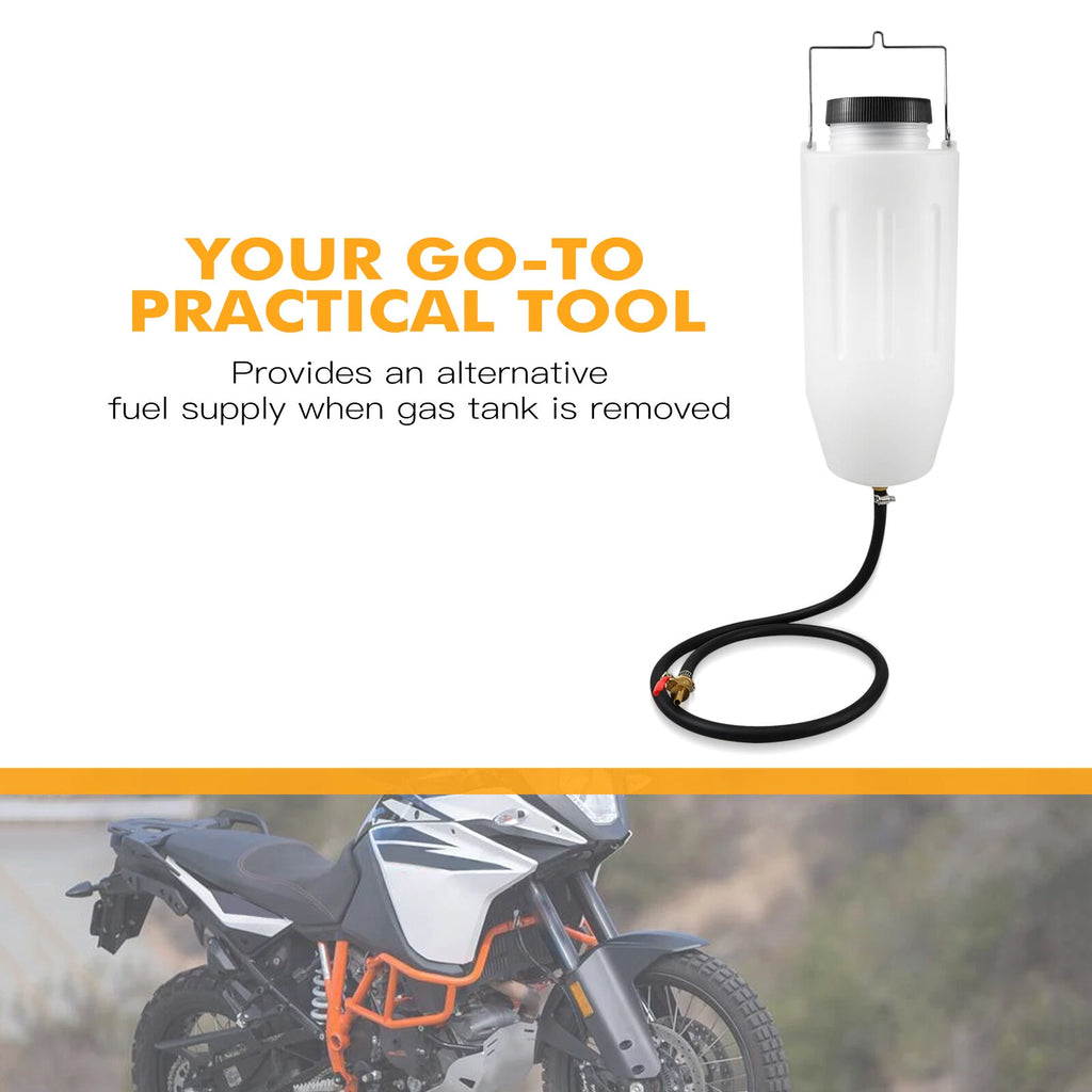 4L Auxiliary Fuel Tank for Motorcycle Dirt Street Bike MX ATV