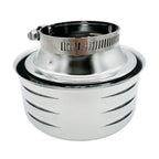 2 BBL Barrel Air Cleaners Chrome Louvered with Tri-Bar Nut for Universal (1900–9999)