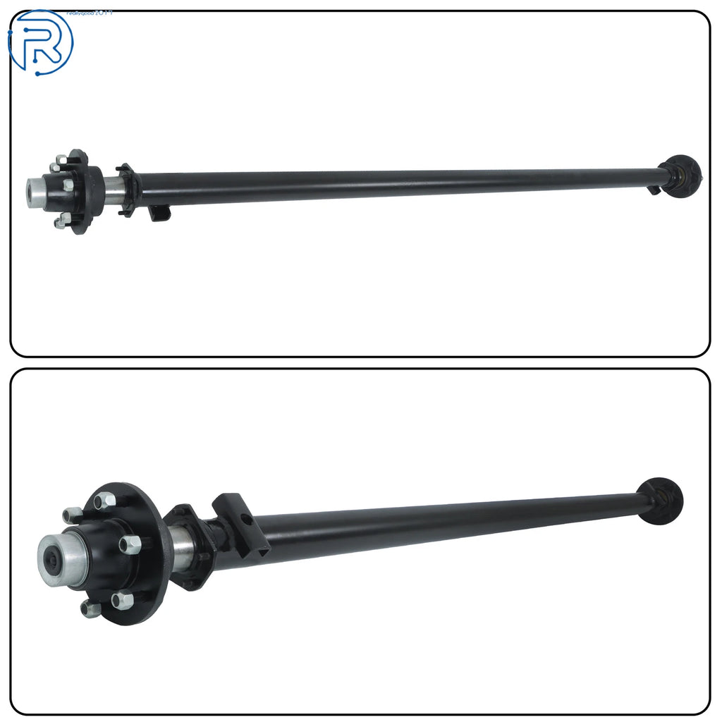 6000lb Trailer Axle for Cargo Boat Utility (95" HF, 6 Lug, 5.5" Idler)