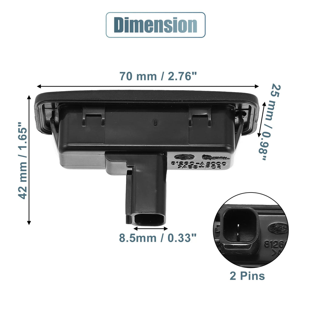 Rear Trunk Tailgate Handle Release Switch for Hyundai (2011–2017) 81260A5000
