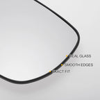 Right Side Heated White Mirror Glass for Hyundai IX35 (2010–2018)