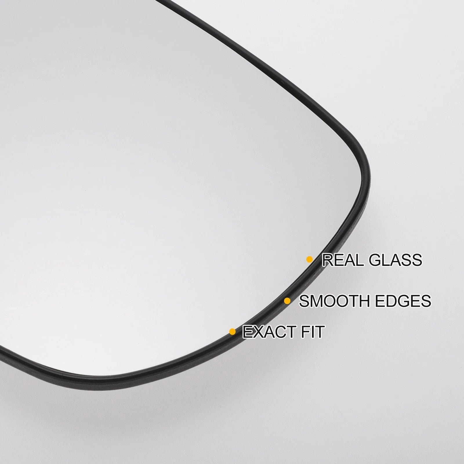 Right Side Heated White Mirror Glass for Hyundai IX35 (2010–2018)