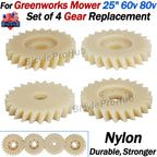 Set of 4 Gears for Greenworks Mower 25" 60V & 80V (Drive Gear)