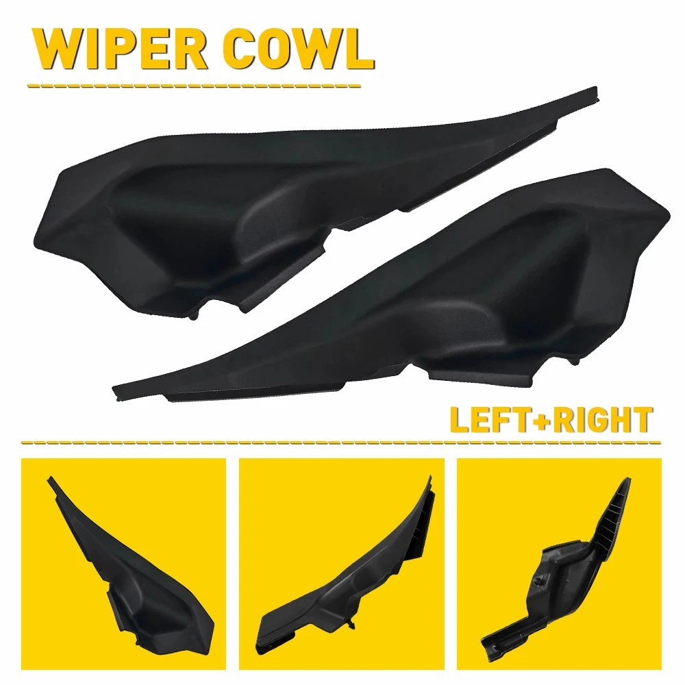 Wiper Side Cowl Extension Cover Trim for Toyota Tundra (2014–2021)