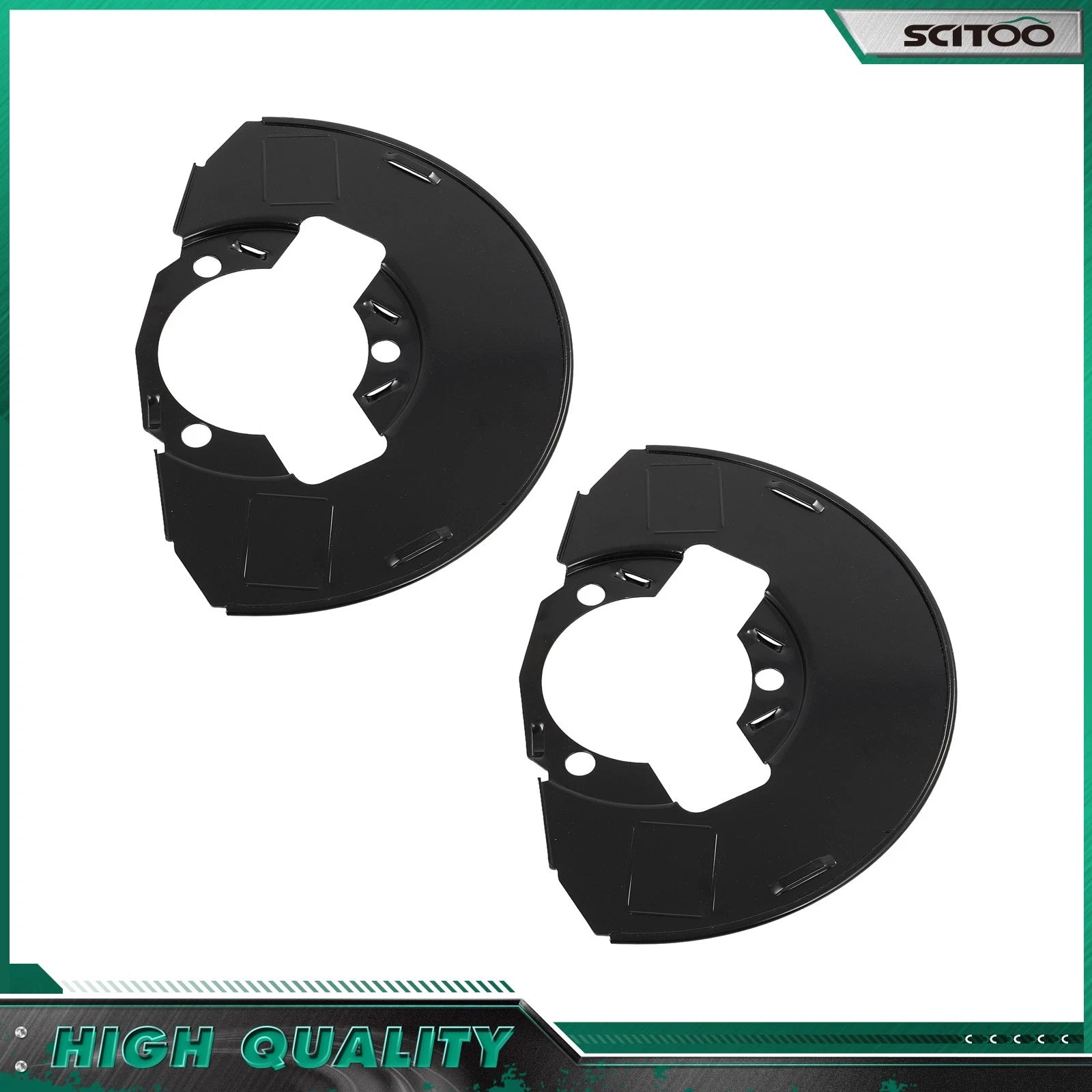 Front LH & RH Brake Backing Plate for GMC Sierra 1500 HD (2005–2006)