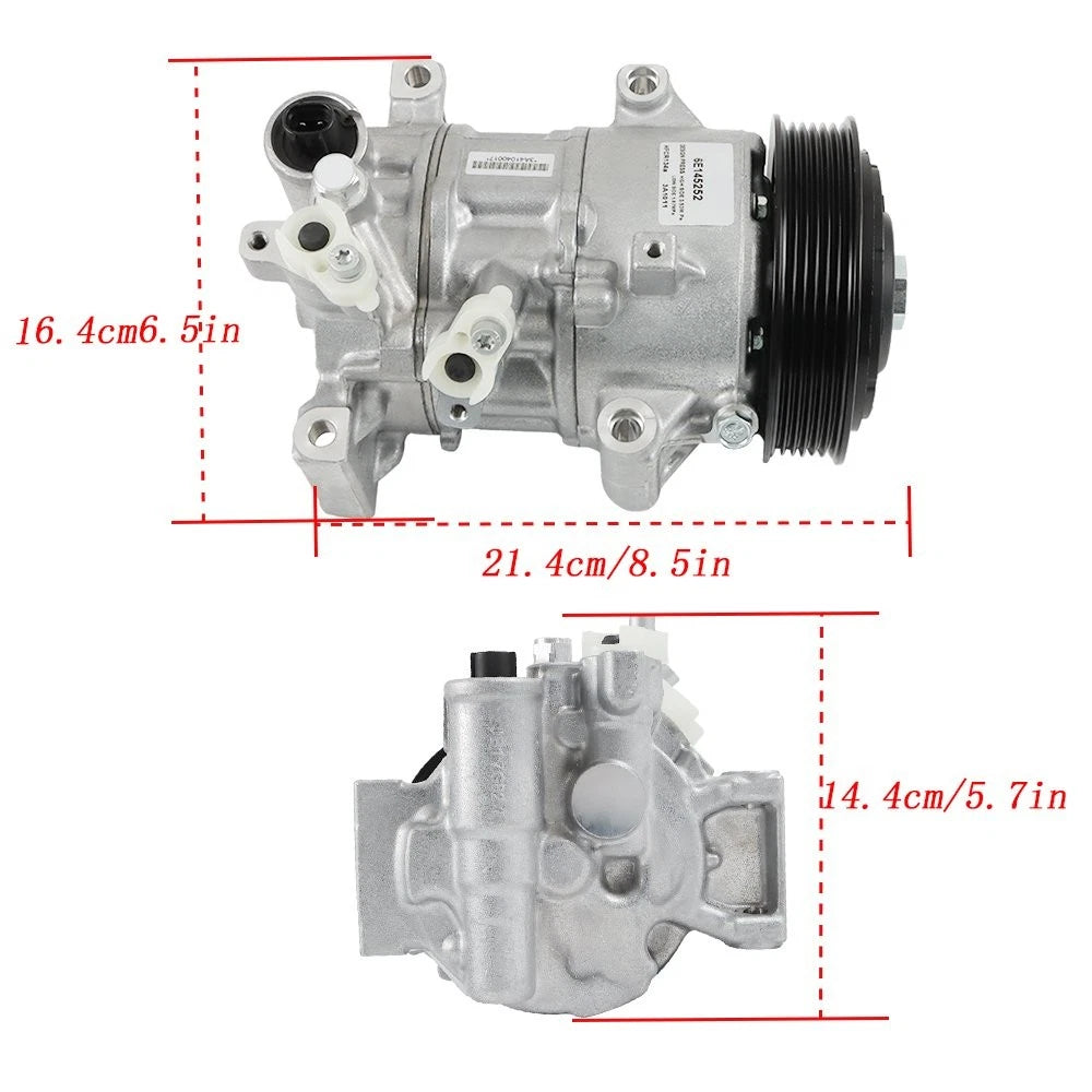 A/C Compressor with Clutch for Toyota Corolla (2014–2022) 4472500351