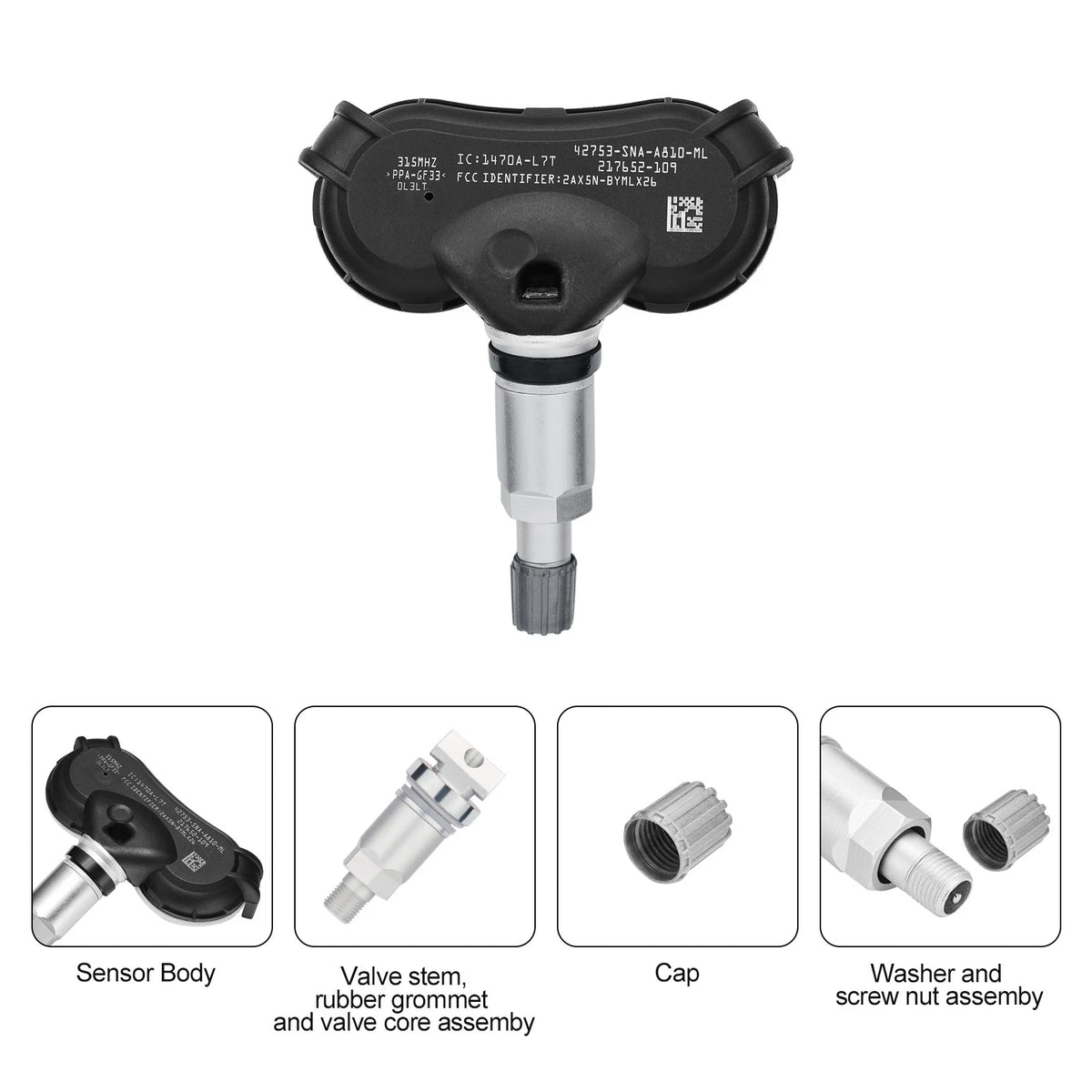 TPMS Tire Pressure Sensor for Honda Civic (2006–2011) 2.0L