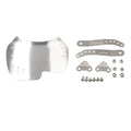 Motor Windshield Windscreen with Bracket for Universal 6"-8" Round Headlight