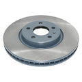 Set of 2 DuraGo Front Rotors & Akebono EURO Ceramic Pads for Audi Q5 (2009–2017)