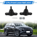 2 x Front Lower Ball Joints for Hyundai Tucson (2005-2009)